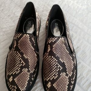 Michael Kors snakeskin loafers